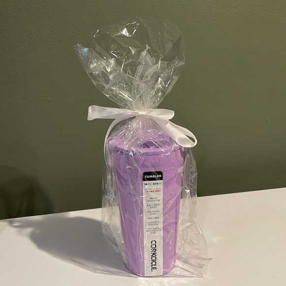 NEW- Corkcicle 16oz triple insulated lavender colored tumbler NWT - Picture 8 of 8